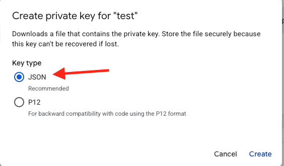 Создание Json
